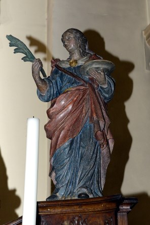 카타니아의 성녀 아가타_photo by Jwh_in the Church of Saint-Michel in Bourscheid_France.jpg